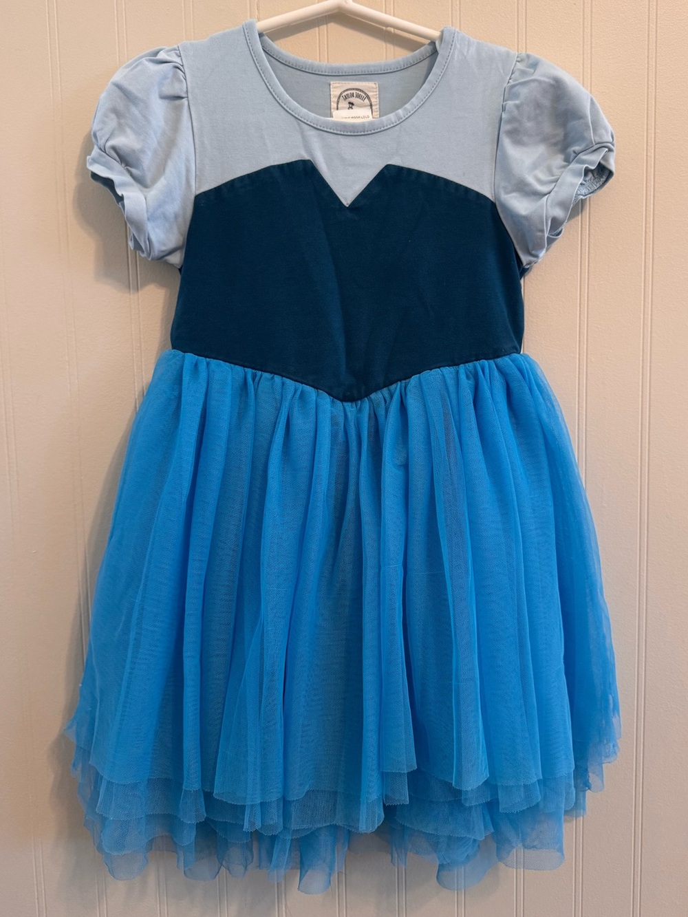 Taylor Joelle Little Mermaid-Inspired Blue Layered Tulle Dress